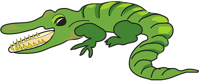 Cartoon, Teeth, Alligator, Segments, Mouthed - Aligator Animation - Transparent PNG Free Download | PNGio