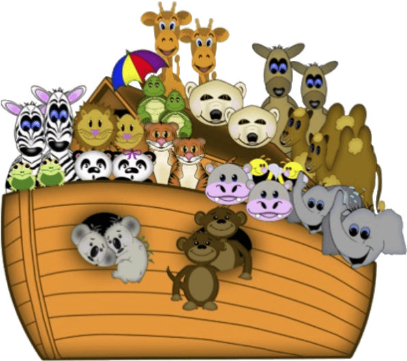 Clip Art Noah S Ark Animals Flood Clipart Pencil And - Noah's Ark Animals Two By Two - Transparent PNG Free Download | PNGio