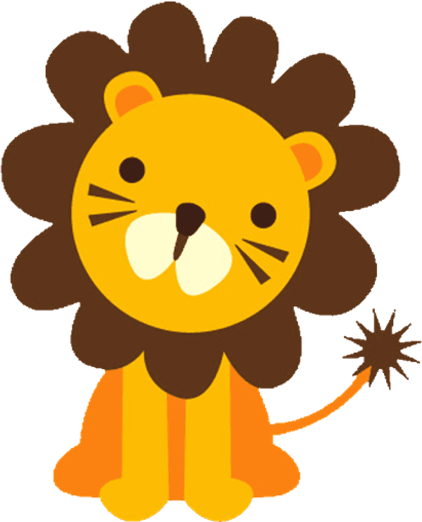 Baby Lion Clipart Baface 71 With Clipart Ba Shower - Safari Animals Clip Art - Transparent PNG Free Download | PNGio
