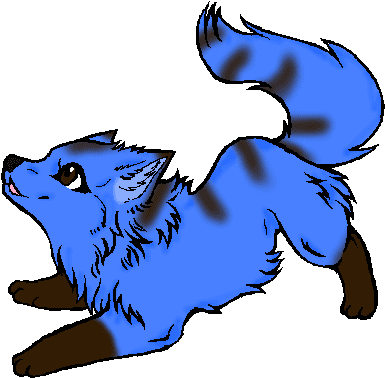 Frost Wolf Pup Form By Tammiikat - Anime Blue Wolf Pup - Transparent PNG Free Download | PNGio