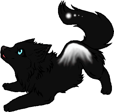 Wolf Puppy Adoptable Closed - Anime Blue Wolf Pup - Transparent PNG Free Download | PNGio