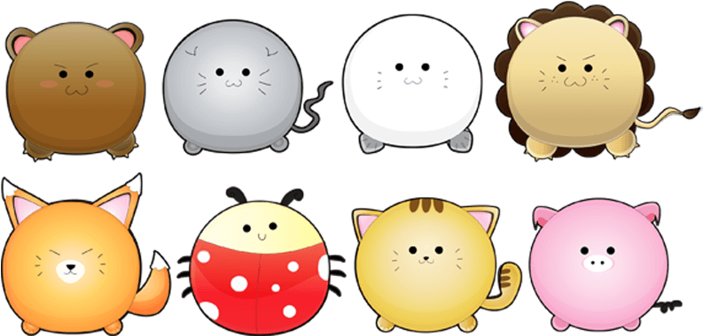 Vinyl Wall Decals Are One Of The Latest And Very Popular - Cute Animals Logo - Transparent PNG Free Download | PNGio