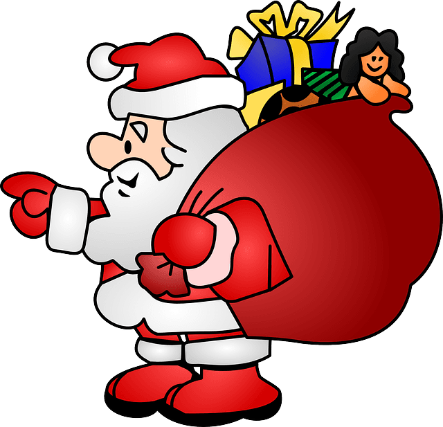 Fat Bit Fit, Here's How Santa Stays In Shape For His - Santa Claus Clipart Animated - Transparent PNG Free Download | PNGio