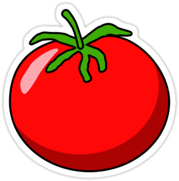 Simple Cartoon Tomato Cartoon Tomato Stickers By Mdkgraphics - Animated Images Of Tomato - Transparent PNG Free Download | PNGio