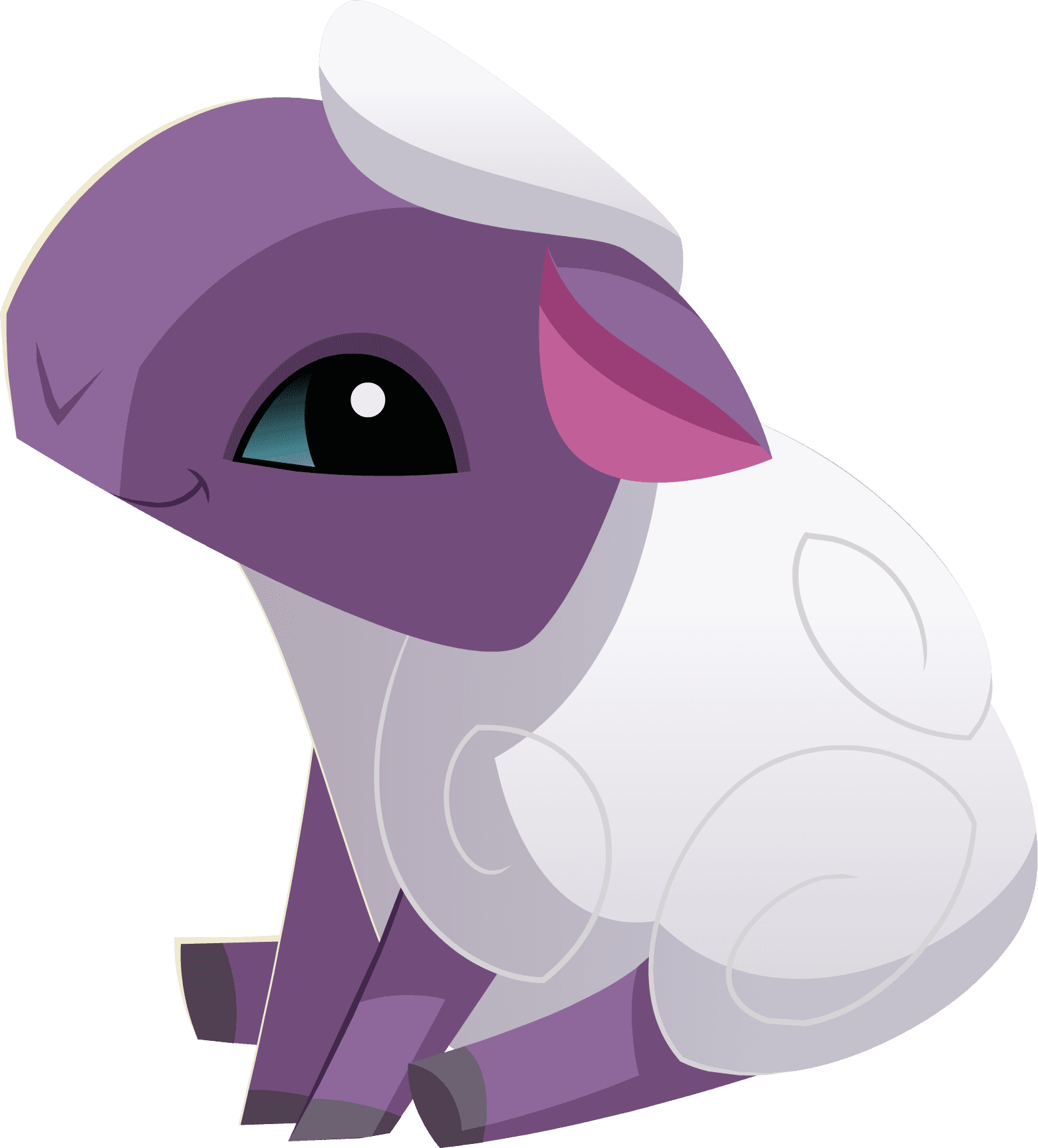 Sheep Sitting - Animal Jam Sheep Transparent - Transparent PNG Free Download | PNGio