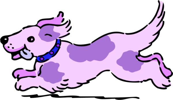 Dog Running Happy Cartoon Vector Clip Art - Animals Move Fast Clipart - Transparent PNG Free Download | PNGio