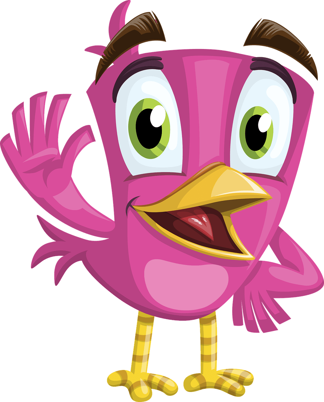 Different Spanish Greetings » Bird-1773616 - Animated Cute Hello Sticker - Transparent PNG Free Download | PNGio