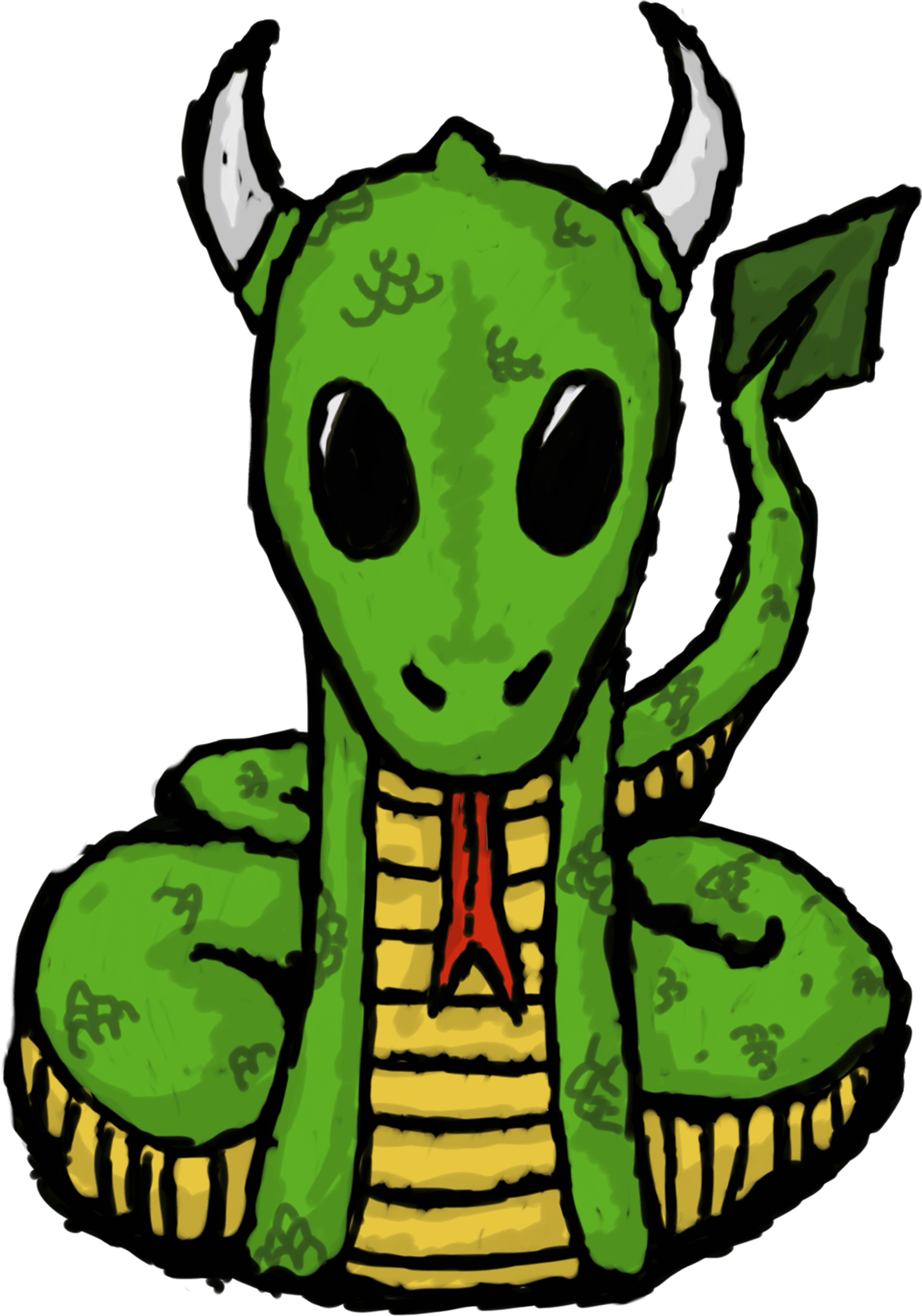 Preview - Dragon Snake Large Tote Bag, Adult Unisex, Natural, - Transparent PNG Free Download | PNGio