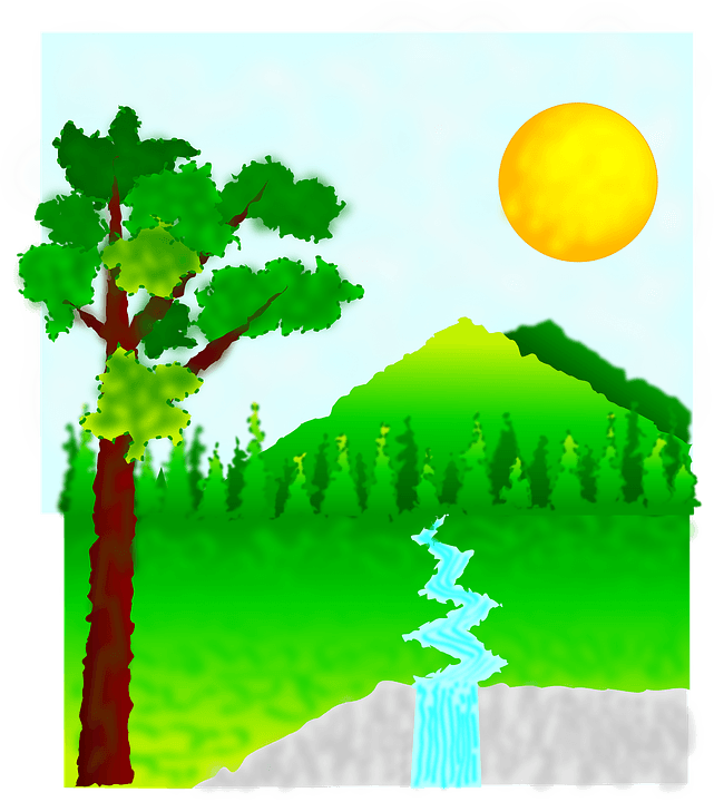 Sun Mountain Cliparts 6, Buy Clip Art - Natural Resources Clip Art - Transparent PNG Free Download | PNGio
