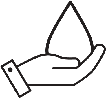 Line Hand With Natural Water Drop - Natural Environment - Transparent PNG Free Download | PNGio