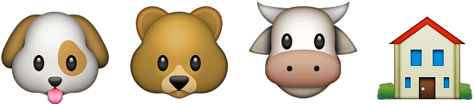 Animal House - Cow - Emoji Large Tote Bag, Adult Unisex, Natural, - Transparent PNG Free Download | PNGio