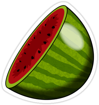 Cartoon Watermelon Half Bag, Adult Unisex, Natural - Transparent PNG Free Download | PNGio