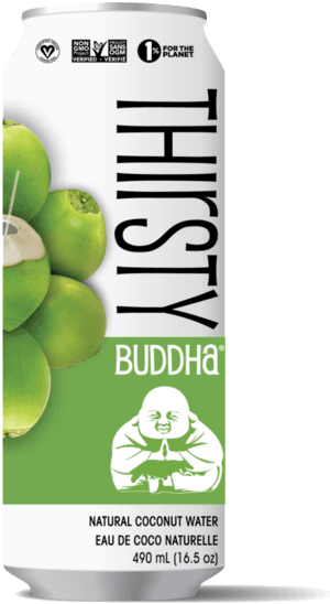 Thirsty Buddha All Natural Coconut Water - Thirsty Buddha All Natural Coconut Water - Transparent PNG Free Download | PNGio