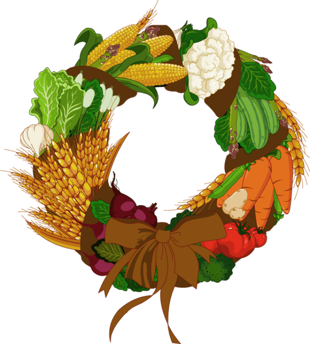 Picking Vegetables Clipart - Happy Thanksgiving 6a Bag, Adult Unisex, Natural - Transparent PNG Free Download | PNGio