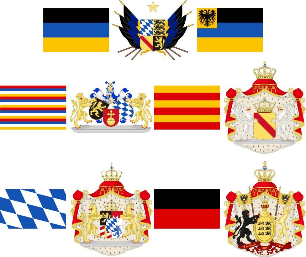 South German Confederation By Tiltschmaster - Bavaria Flag Bavarian Flag Gift Tote Bag, Natural - Transparent PNG Free Download | PNGio