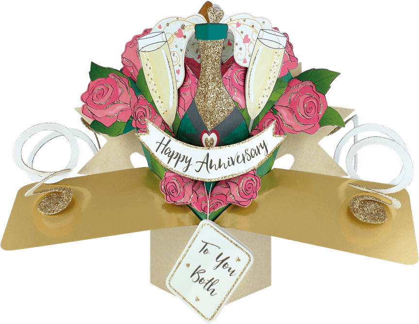 Happy Anniversary Pop-up Greeting Card - Second Nature Anniversary Pop Up Card Happy Anniversary - Transparent PNG Free Download | PNGio