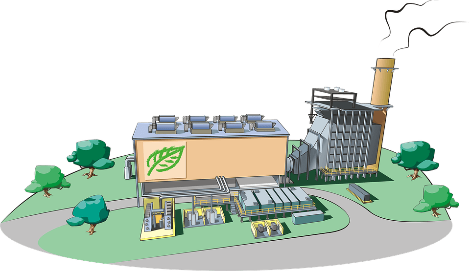 Factory, Electric Factory, Waste, Recycling, Recyclable - Natural Gas - Transparent PNG Free Download | PNGio