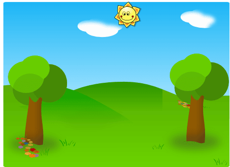 Image Result For Cartoon Trees Up A Hill - Green Nature Clipart Png - Transparent PNG Free Download | PNGio