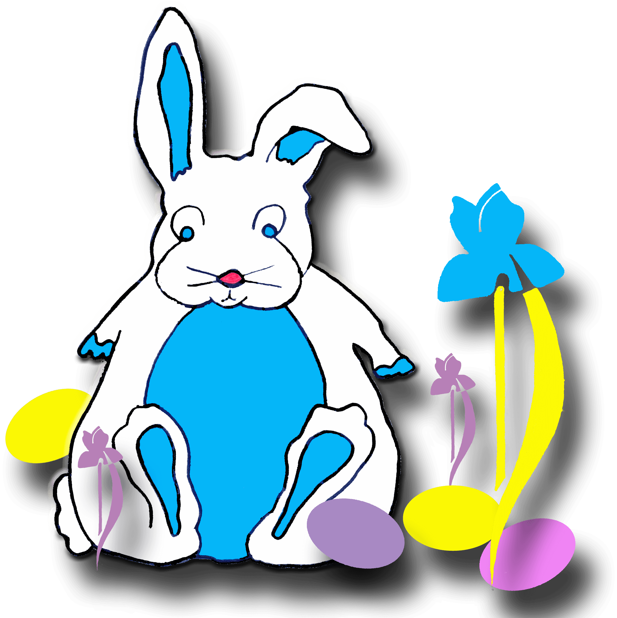 Easter Parade - Easter Bunny Canvas Bag, Adult Unisex, Natural - Transparent PNG Free Download | PNGio