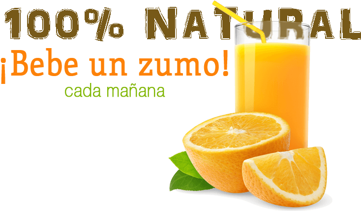Naranjas Para Zumo - 100% Natural - Transparent PNG Free Download | PNGio