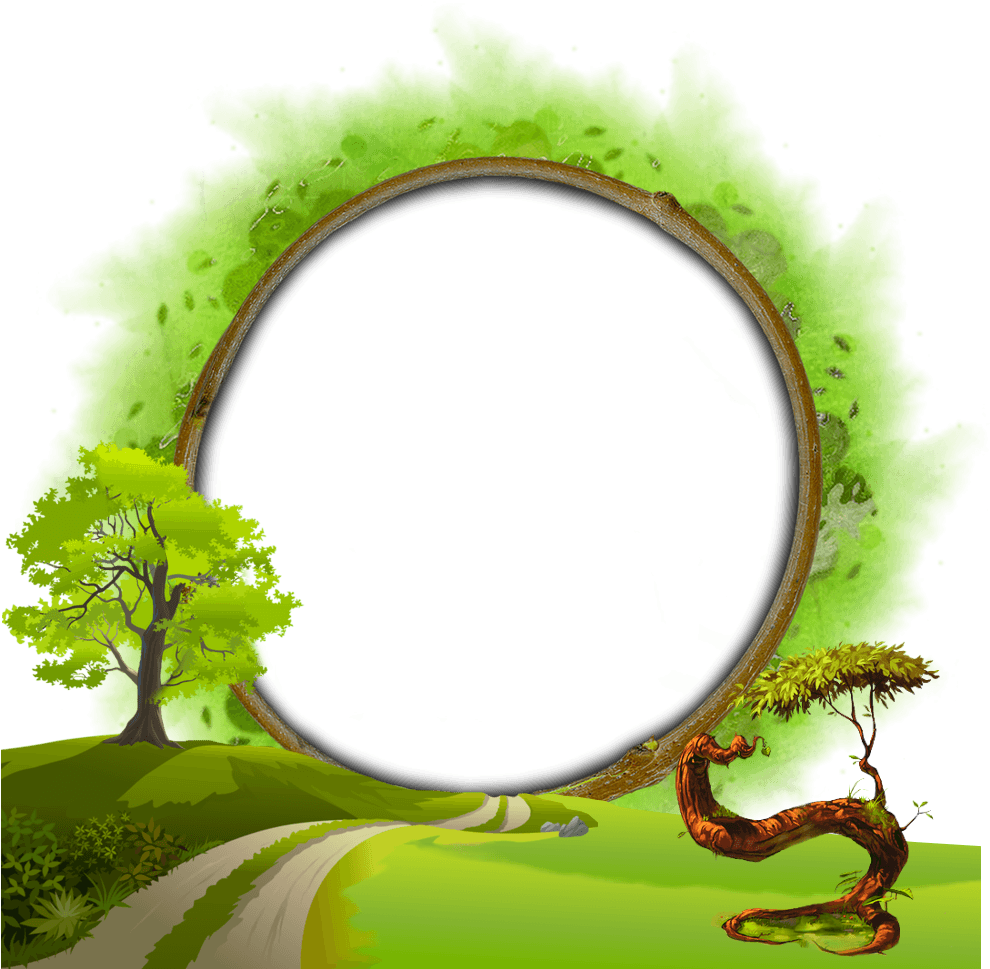 Gif Transparent Cadre Nature - Transparent PNG Free Download | PNGio