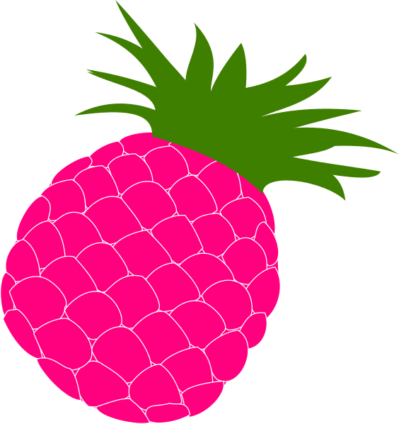 Two Toned Pineapple Clip Art At Clker - Black Pineapple Tote Bag, Adult Unisex, Natural - Transparent PNG Free Download | PNGio