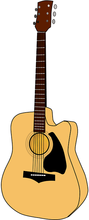 Acoustic Guitar Clipart Yellow Guitar - Epiphone Pro 1 Acoustic Guitar Natural - Transparent PNG Free Download | PNGio