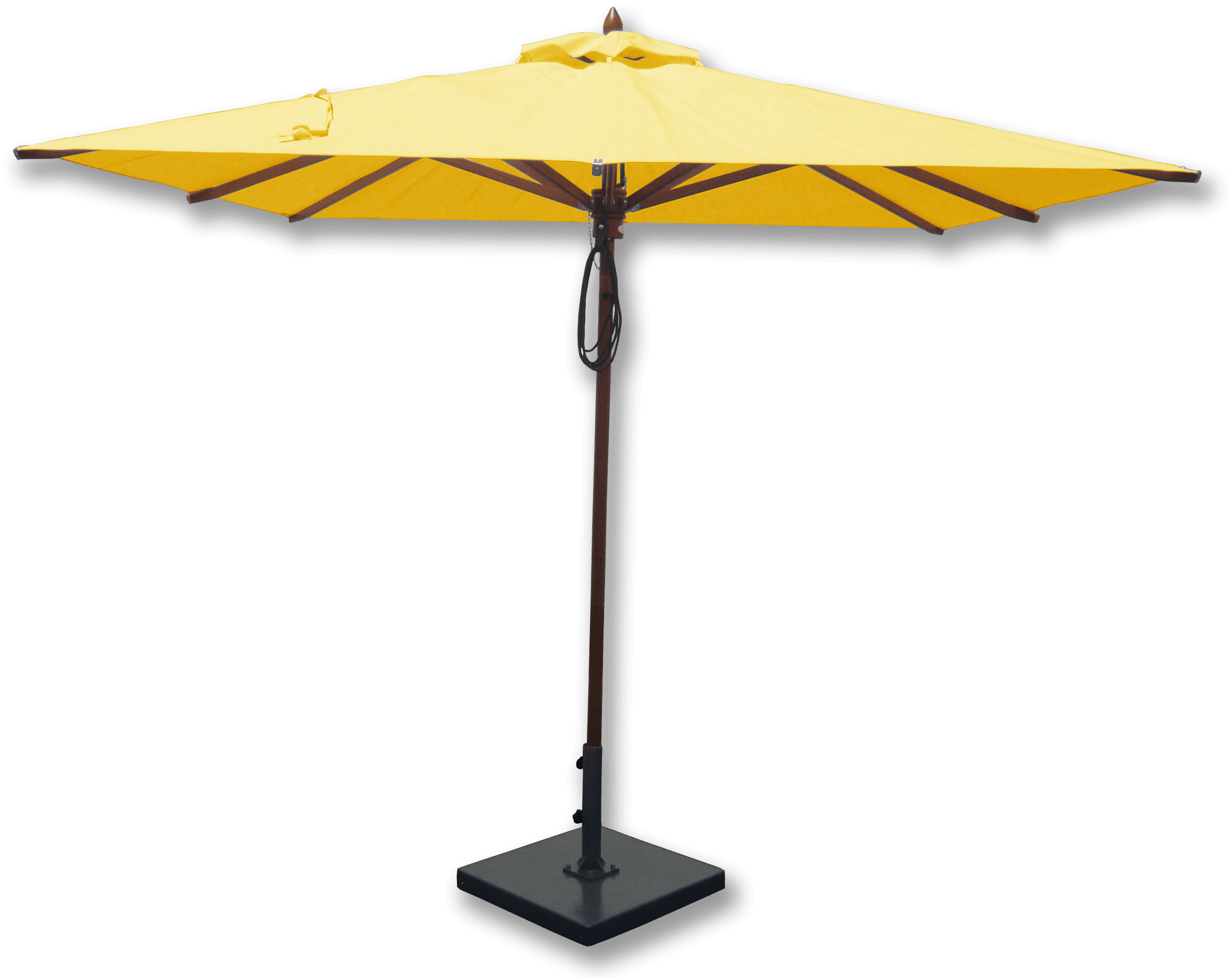Outdoor Yellow Umbrella Png - 8' Umbrella Greencorner Fabric: Natural - Transparent PNG Free Download | PNGio