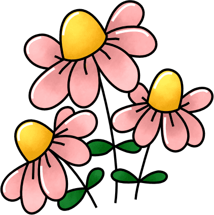 Find This Pin And More On Cutepics By Jijen - Pink And Yellow Flowers Tote Bag, Adult Unisex, Natural - Transparent PNG Free Download | PNGio