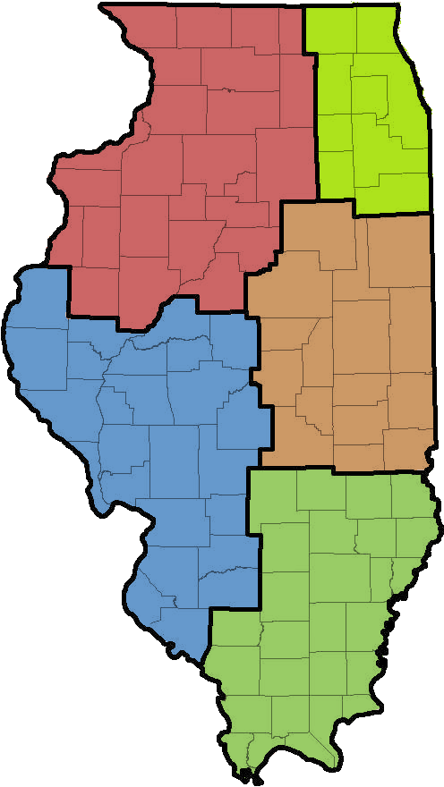 State County Map - Natural Resource Map Of Illinois - Transparent PNG Free Download | PNGio
