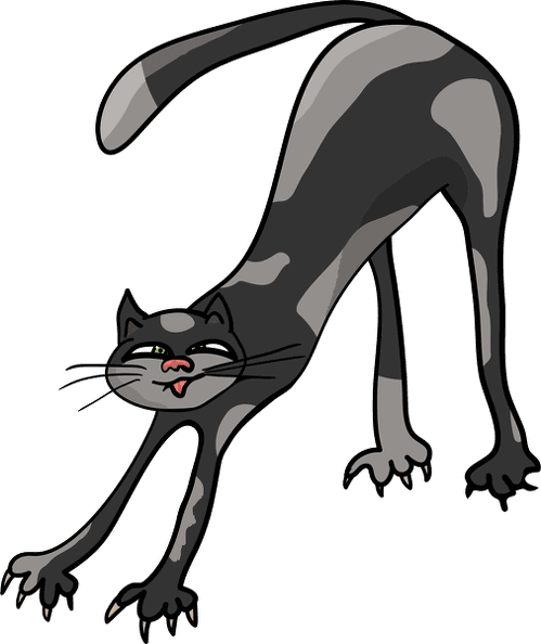 Cat Stretching Tote Bag, Adult Unisex, Natural - Transparent PNG Free Download | PNGio