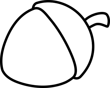 Acorn Nut Nature Seed Acorn Acorn Acorn Ac - Acorn Outline - Transparent PNG Free Download | PNGio