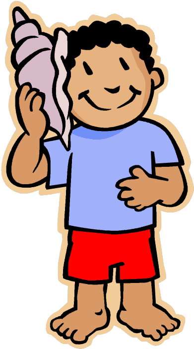 Children's Programs - Child With Shell Clipart - Transparent PNG Free Download | PNGio