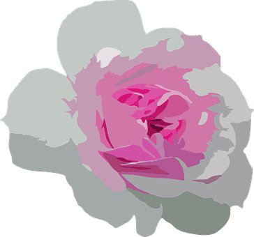 Flower Floral Botanical Plant Nature Botan - Moderne Rosa Und Graue Blumensave The Date Postkarte - Transparent PNG Free Download | PNGio