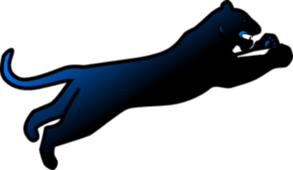 Nature Animals Cats Panther Blue Right Image - Panther Clipart Transparent Background - Transparent PNG Free Download | PNGio