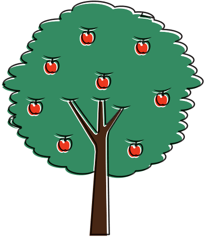 Fruit Apple Tree Agriculture Nature Botanical - Trunk - Transparent PNG Free Download | PNGio