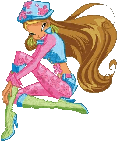 Flora Is Sweet, Shy, Calm, And Loves Plants Of All - Winx Club Flora - Transparent PNG Free Download | PNGio