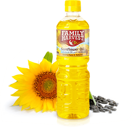 Family Harvest™ 100% Pure & Natural Refined Sunflower - Sunflower Oil - Transparent PNG Free Download | PNGio