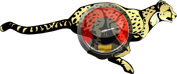 Evolutionary Truth By Piltdown Superman - Cartoon Cheetah Running - Transparent PNG Free Download | PNGio