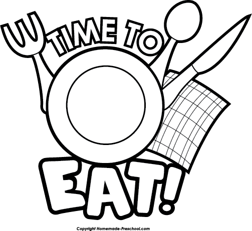 Free Breakfast Clipart Black And White Image - Breakfast Food Clip Art Black And White - Transparent PNG Free Download | PNGio