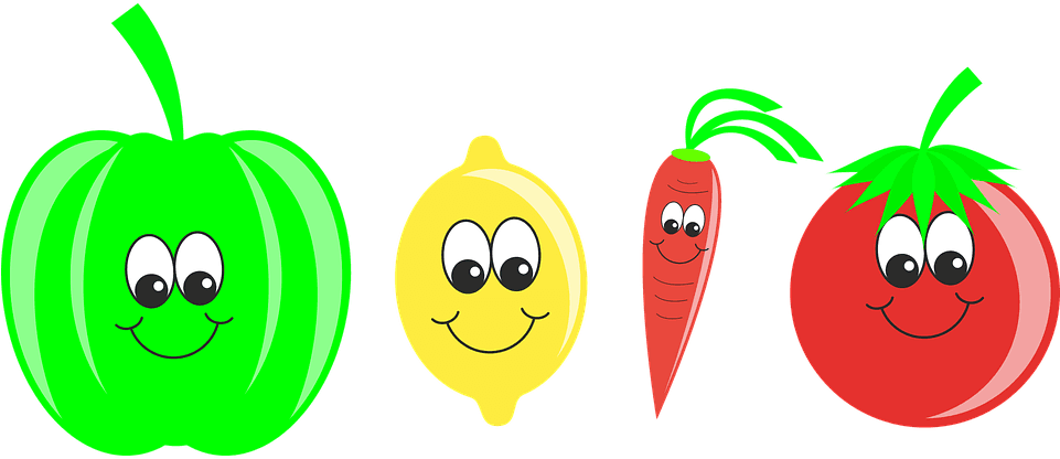 Vegetables Fruit Pepper Lemon Carrot Tomat - Food - Transparent PNG Free Download | PNGio