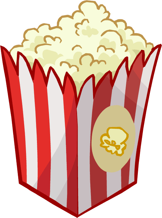 Popcorn - Club Penguin Food Png - Transparent PNG Free Download | PNGio
