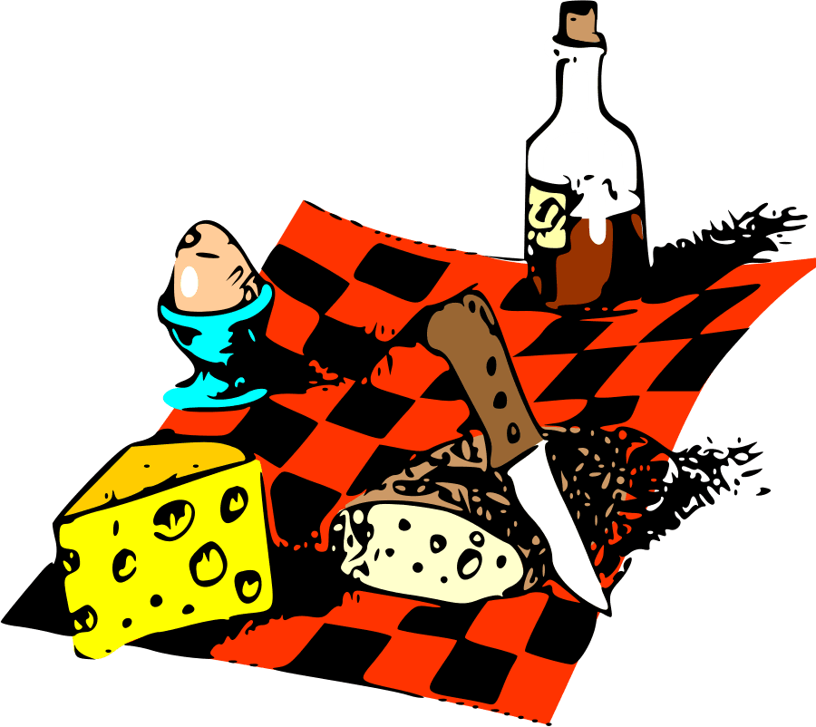 Picnic Clipart, Vector Clip Art Online, Royalty Free - French Food Clip Art - Transparent PNG Free Download | PNGio