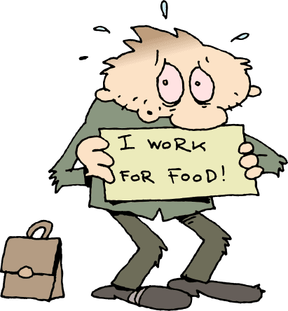 Unemployed - No Job No Food - Transparent PNG Free Download | PNGio