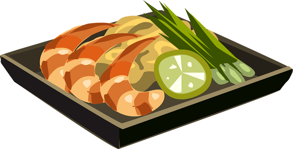 Search Clip Art Food, Plate, Fish, Vegetable, Prawns - Food - Transparent PNG Free Download | PNGio
