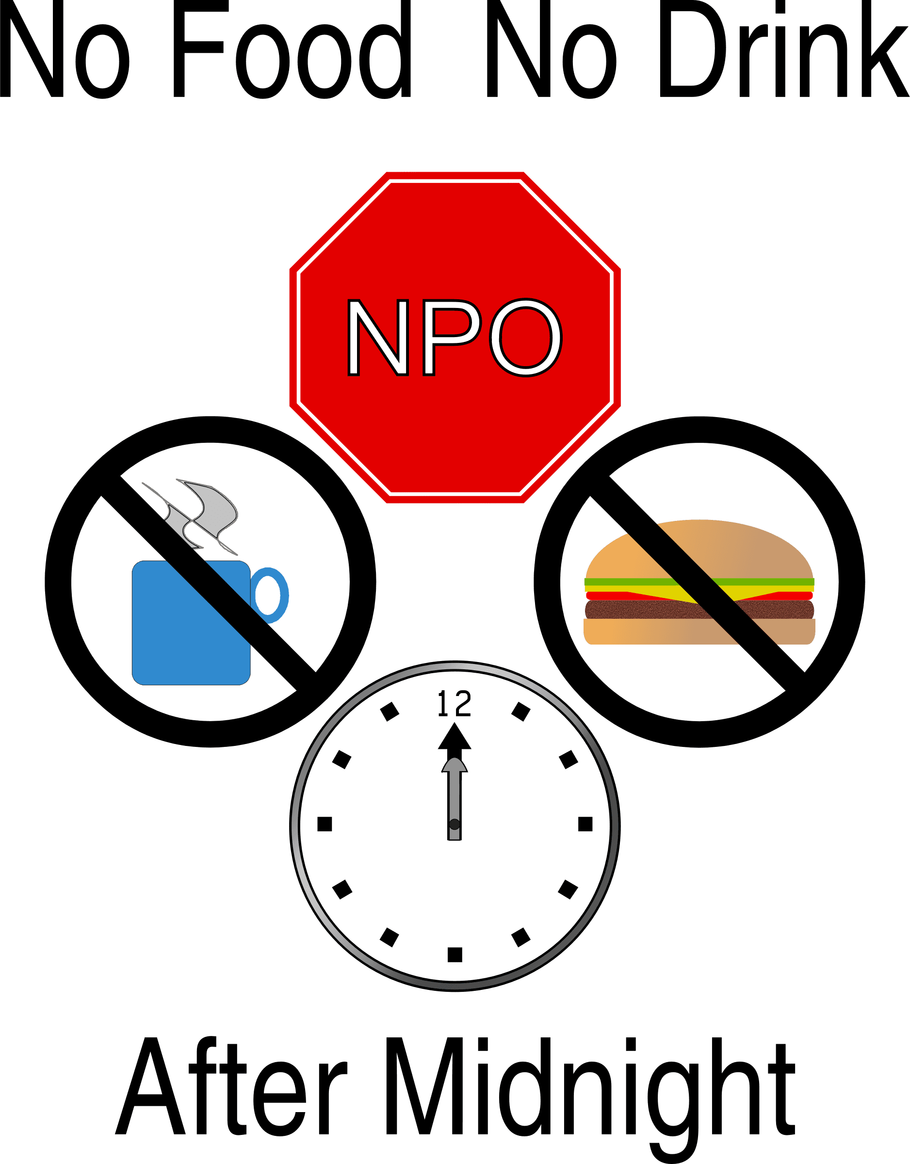 No Food Or Drink After Midnight - Transparent PNG Free Download | PNGio