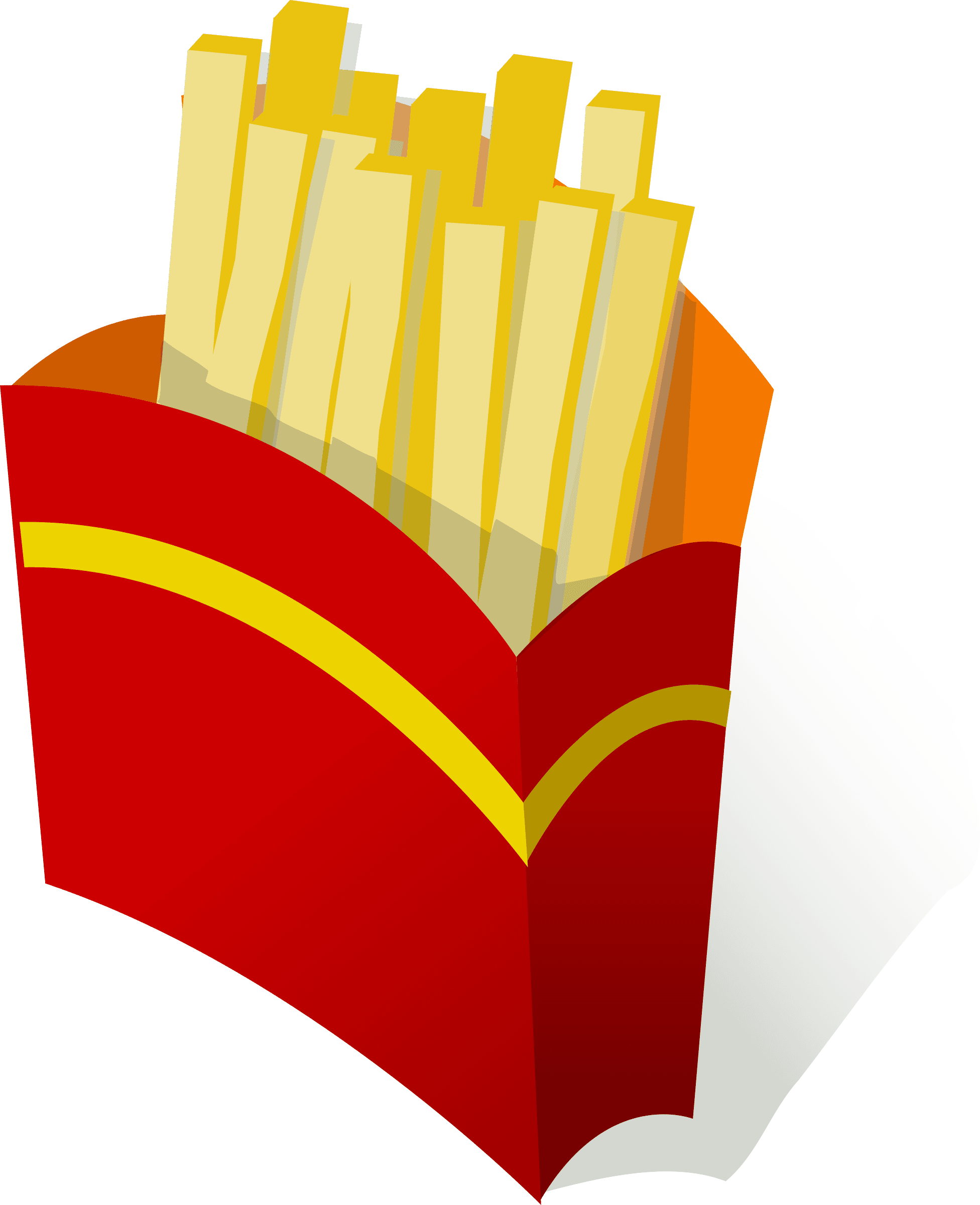 Pommes Frites / French Fries Free Vector - Unhealthy Foods Clipart - Transparent PNG Free Download | PNGio