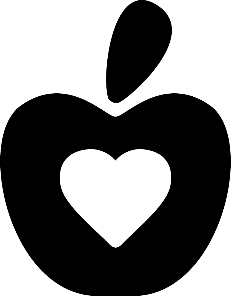 Healthy Food Symbol Of An Apple With A Heart Comments - Symbol Of Healthy Foods - Transparent PNG Free Download | PNGio