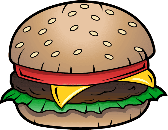 Hamburger Burger Clipart Clipart Kid - Food Clipart - Transparent PNG Free Download | PNGio