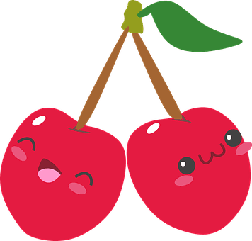 Cherry, Red, Network, Fruit, Cute - Cute Food Love Puns - Transparent PNG Free Download | PNGio